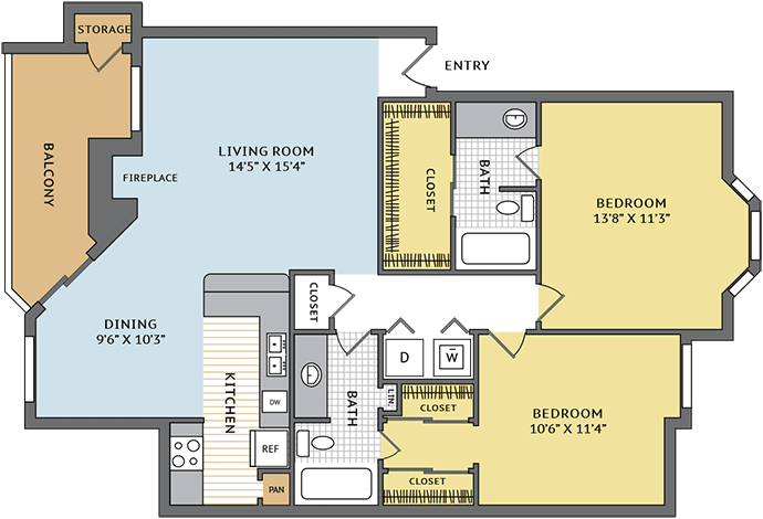 Newport Renovated floor plan